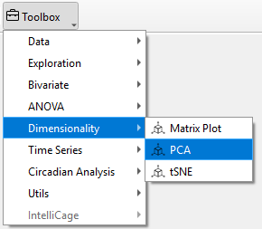Figure: PCA widgets